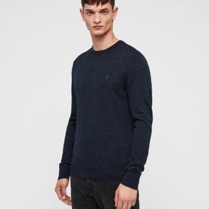 All Saints 100% Cotton Crewneck Slim Jumper - size S